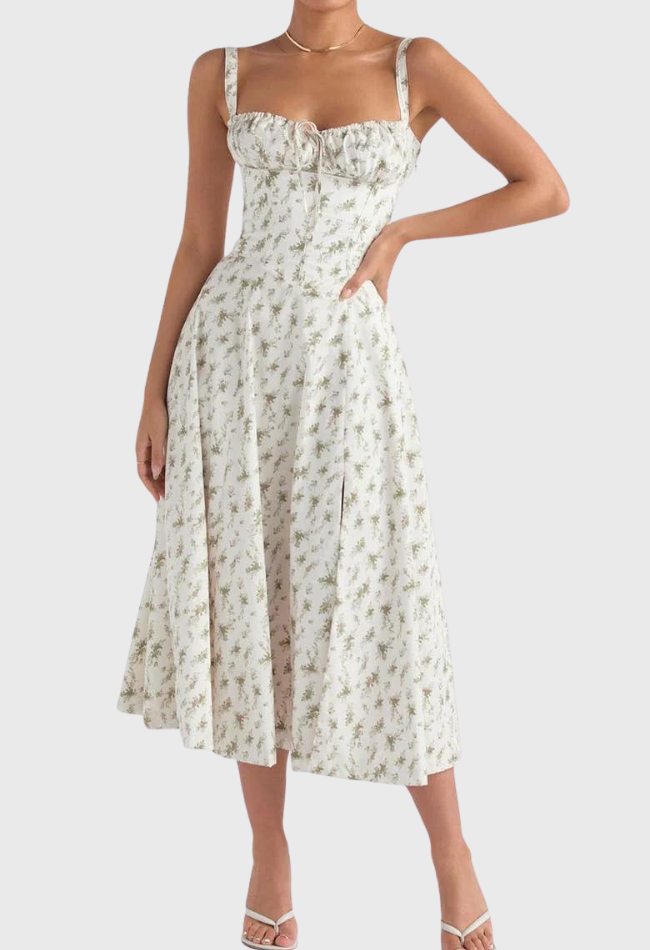 Women Midi Bustier Corset Sun Dress | Eilish