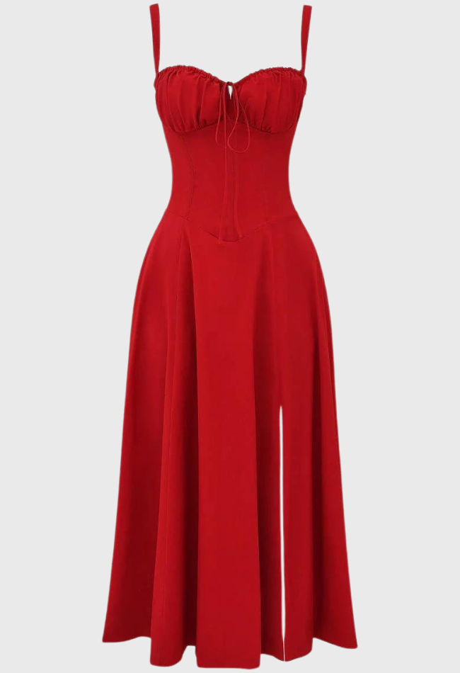 Women Midi Bustier Corset Sun Dress | Eilish