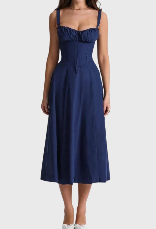 Women Midi Bustier Corset Sun Dress | Eilish