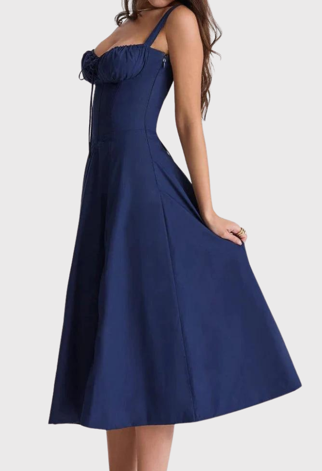Women Midi Bustier Corset Sun Dress | Eilish
