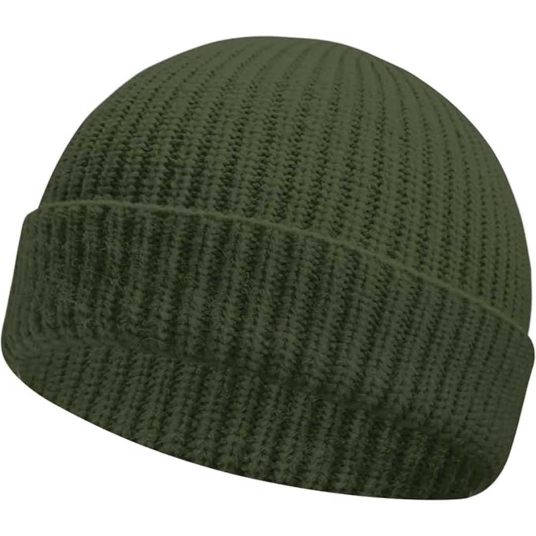 Krislyn – Knitted Beanie with Low Cuff – Fashionable & Snug