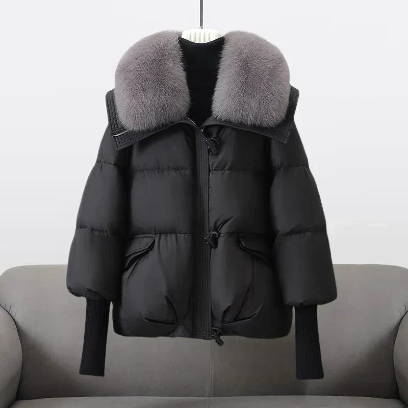Women Fur Collar Winter Jacket | Amara
