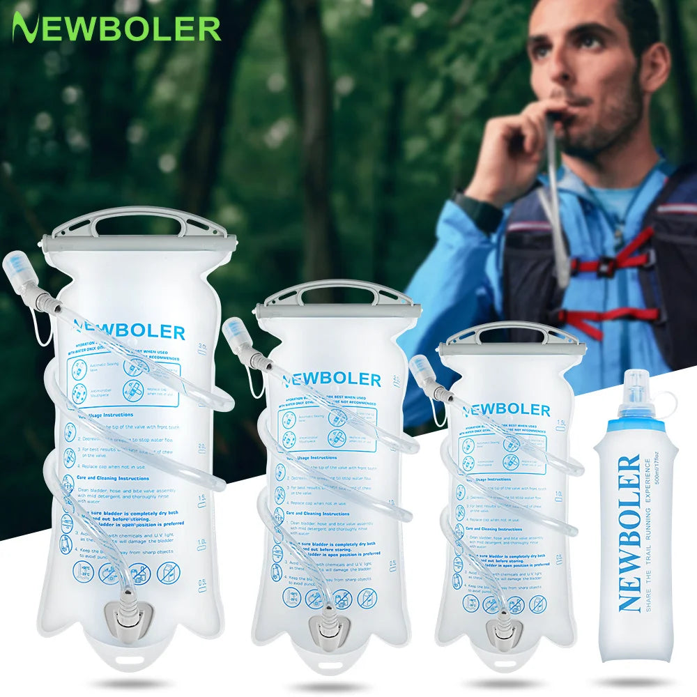 Water Bladder 1.5L/2L/3L for Camping, Running, Hiking – Durable TPU Hydration Bladder with Quick Release System 0