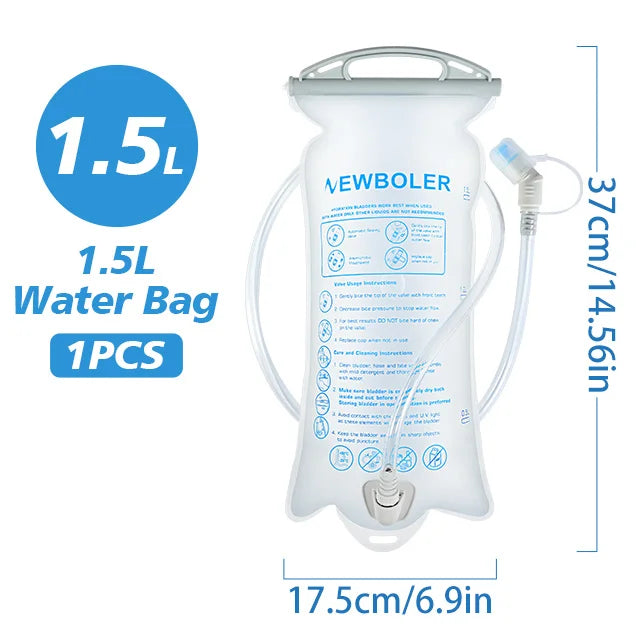 Water Bladder 1.5L/2L/3L for Camping, Running, Hiking – Durable TPU Hydration Bladder with Quick Release System 10