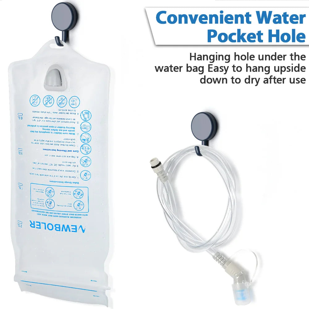 Water Bladder 1.5L/2L/3L for Camping, Running, Hiking – Durable TPU Hydration Bladder with Quick Release System 2