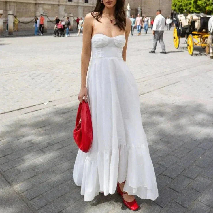 Women Sweetheart Neckline Maxi Dress | Leonie