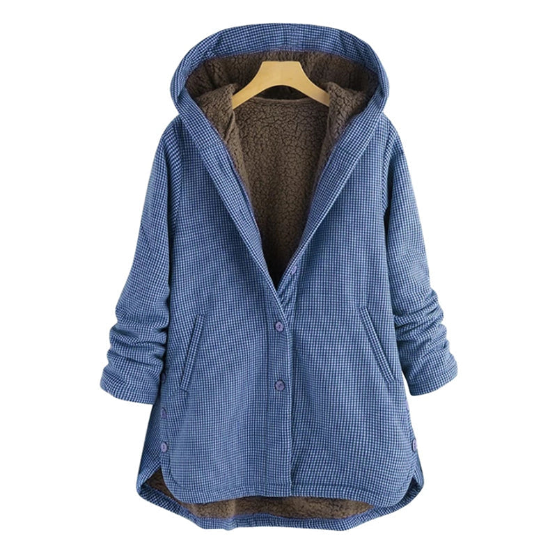 Women Hooded Fleece-Lined Coat | Jessamine