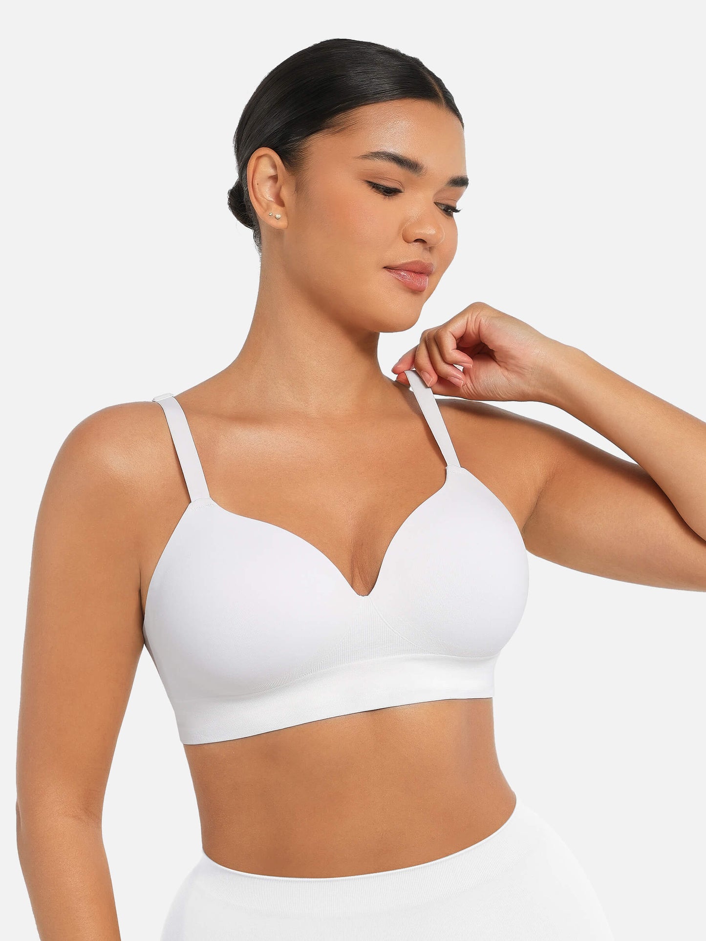 Seamless Wireless Push-Up Bra with Convertible Straps