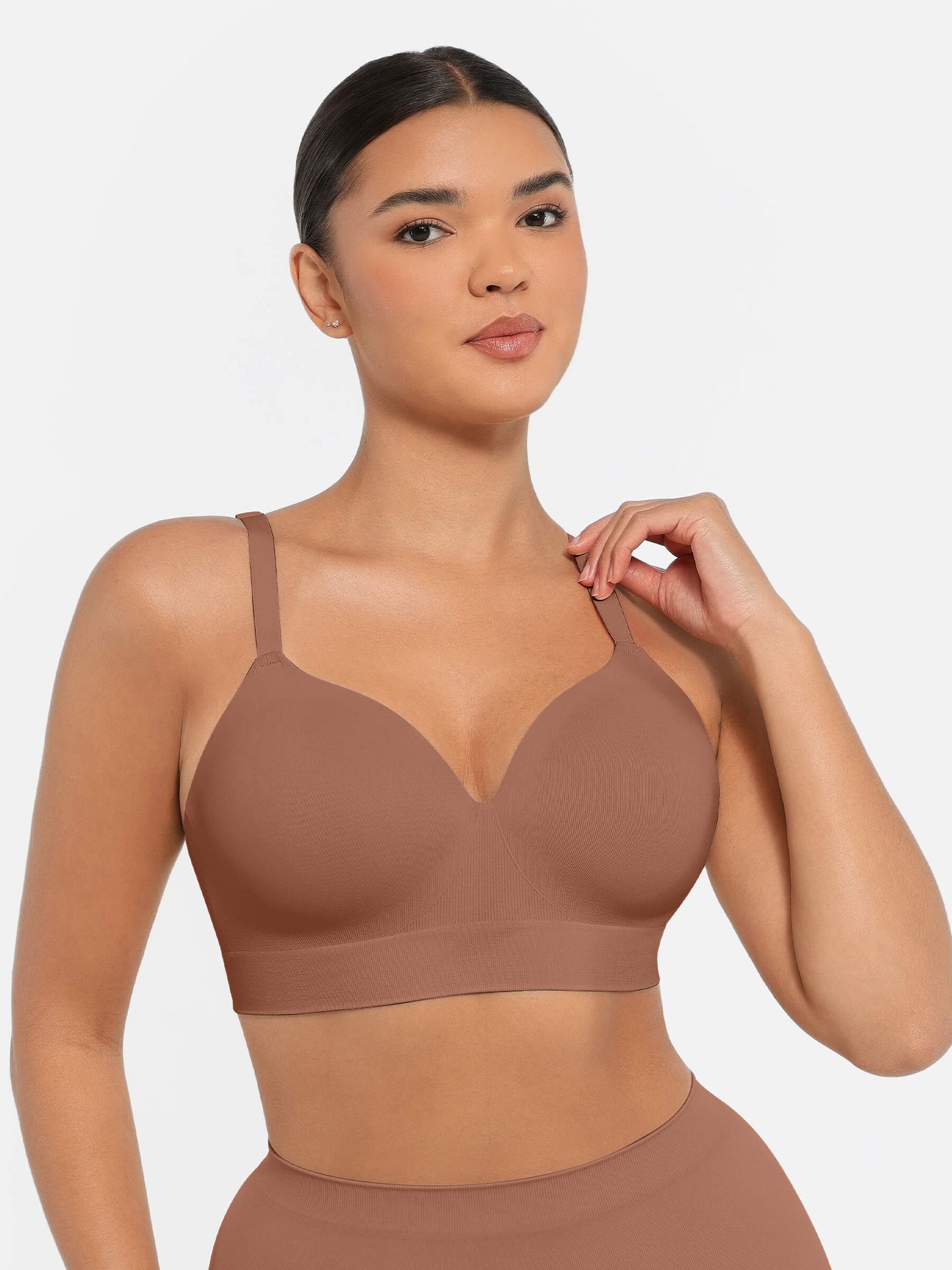Seamless Wireless Push-Up Bra with Convertible Straps