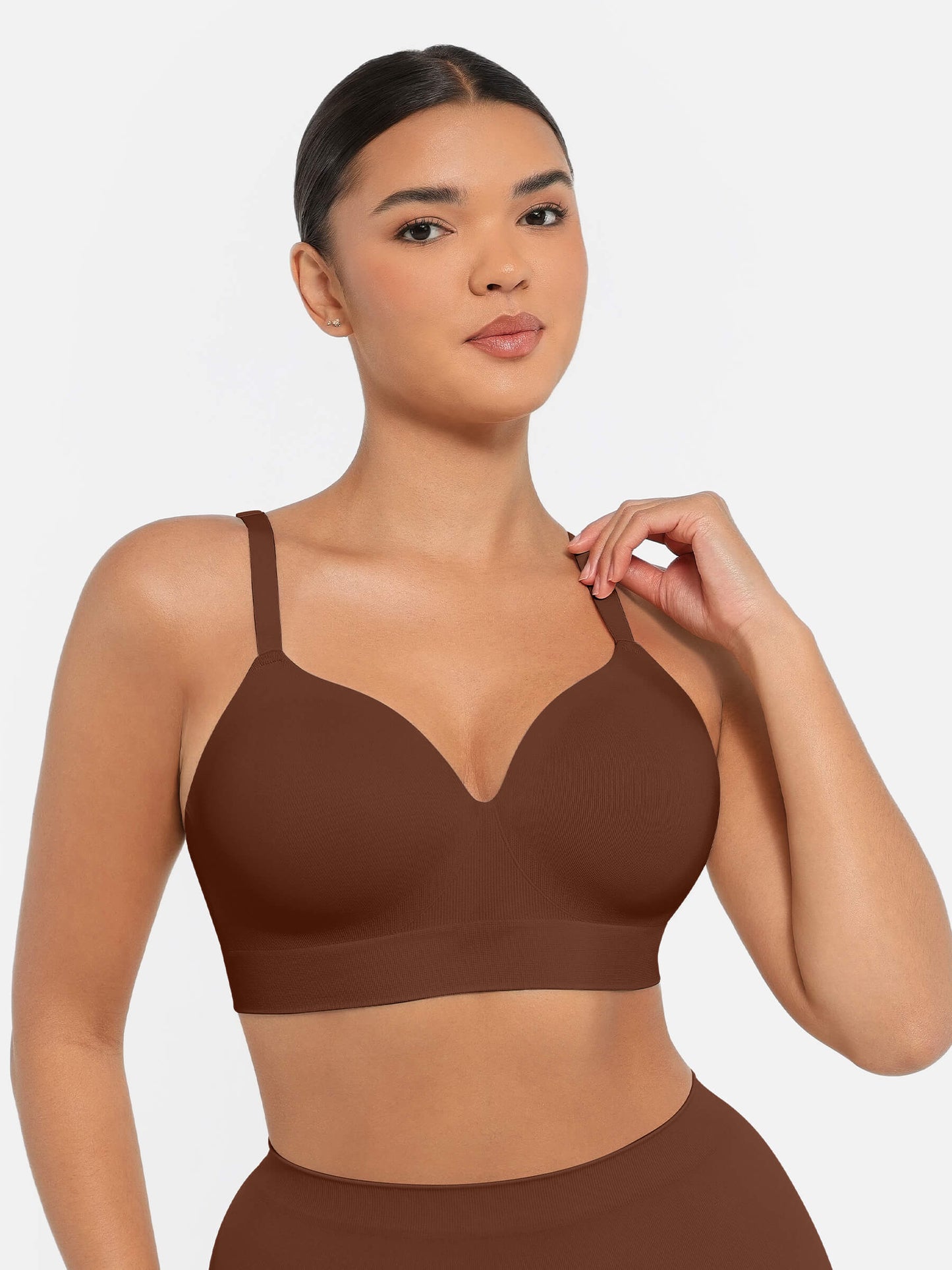 Seamless Wireless Push-Up Bra with Convertible Straps