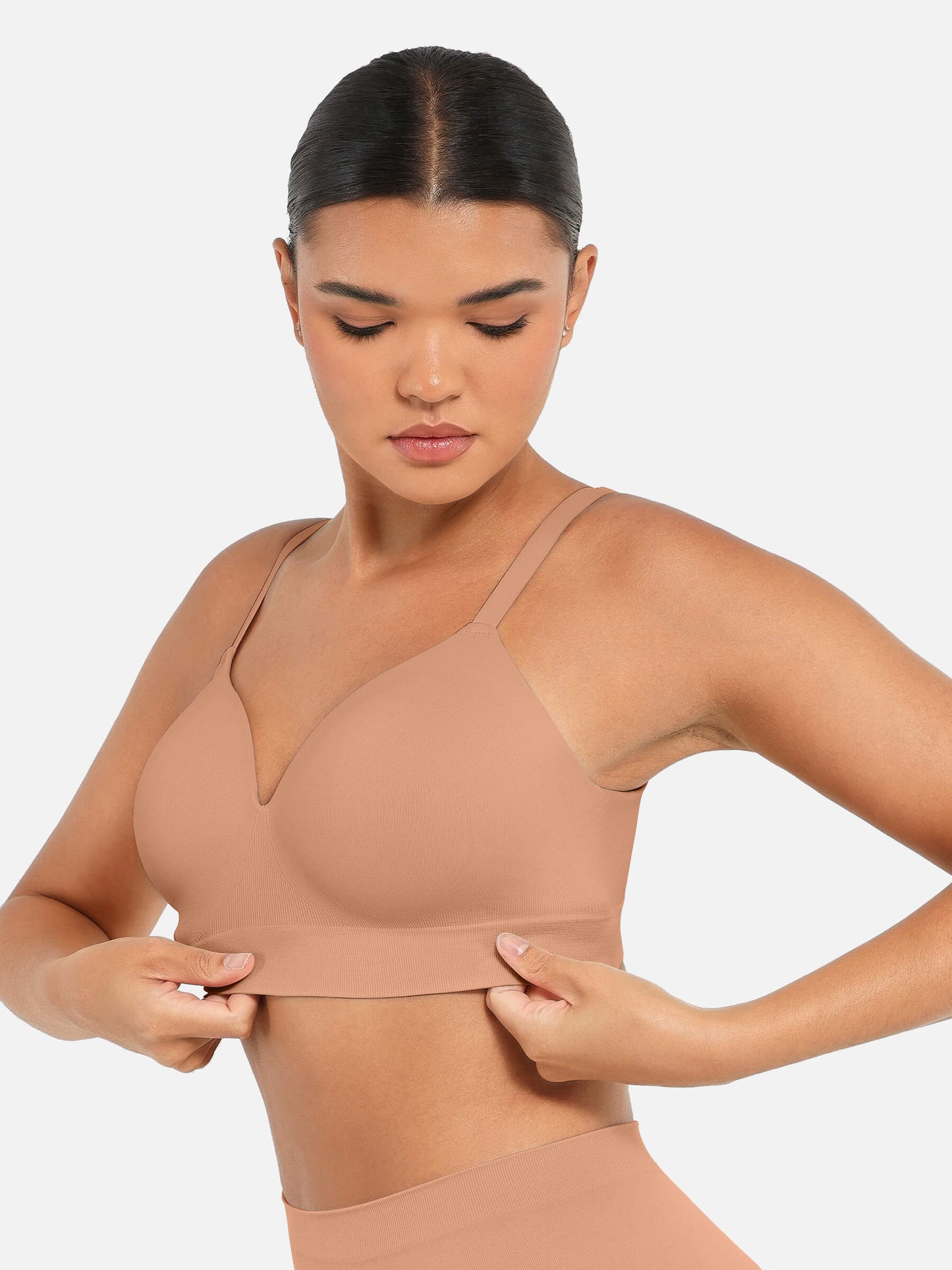 Seamless Wireless Push-Up Bra with Convertible Straps