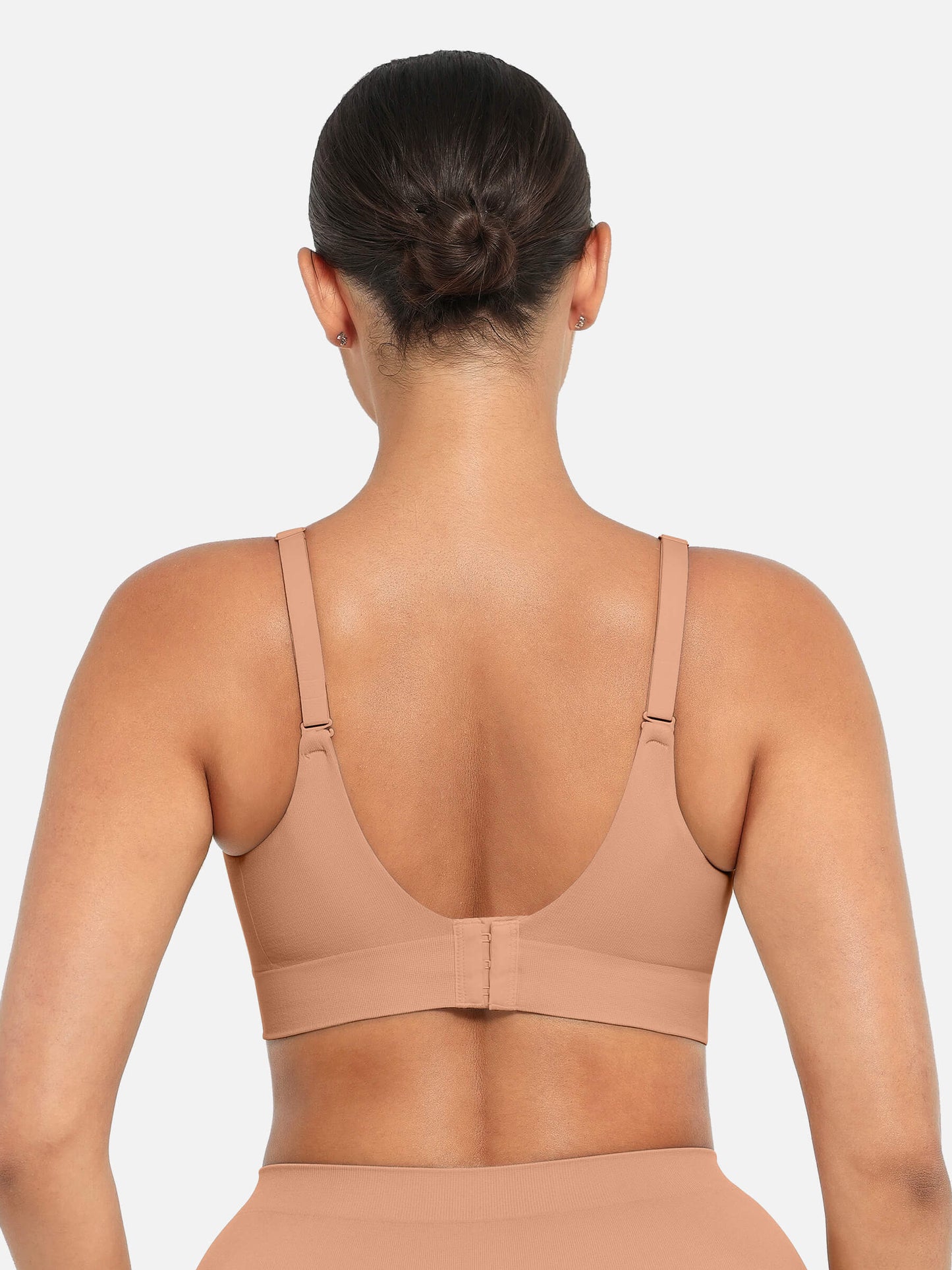 Seamless Wireless Push-Up Bra with Convertible Straps