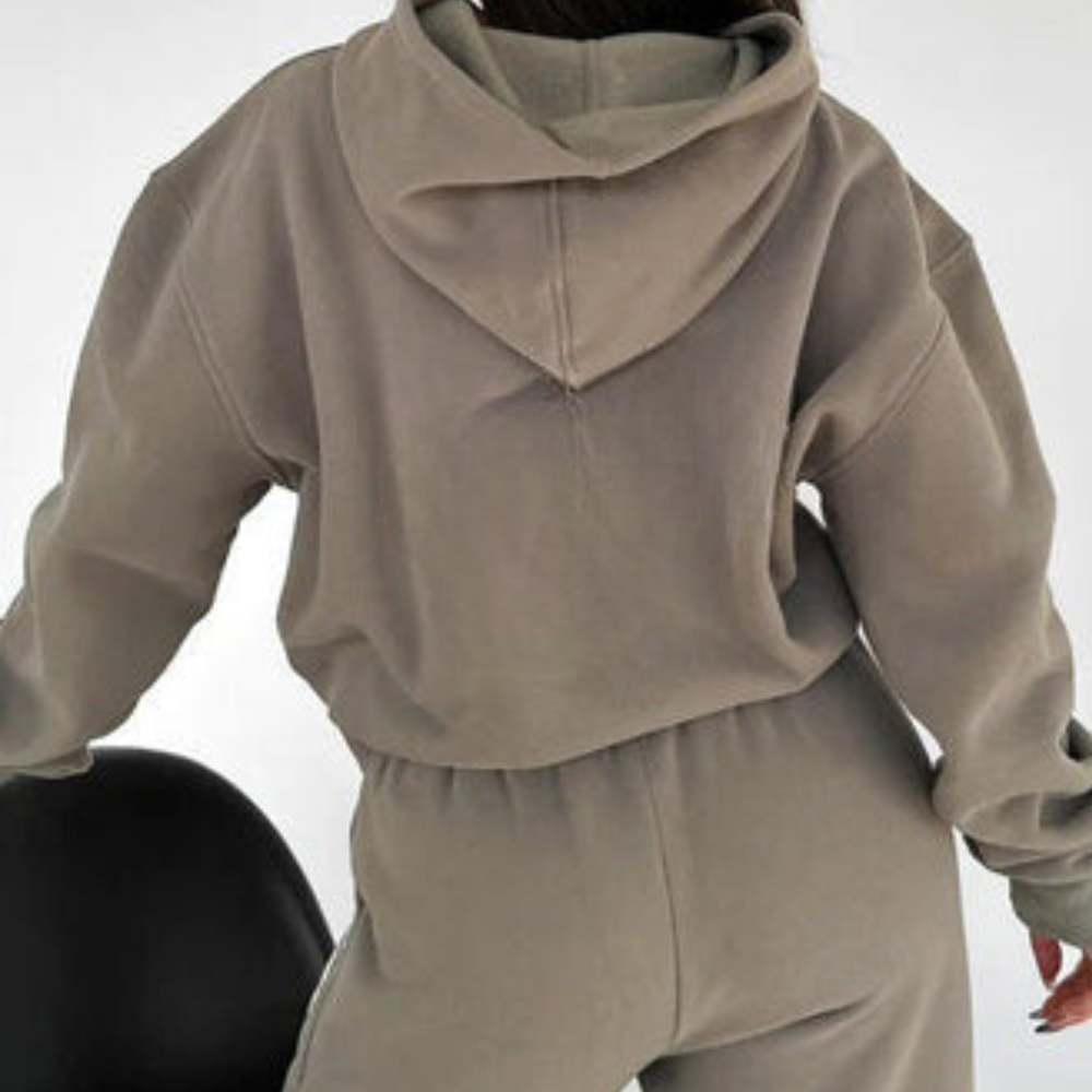 Women's Tracksuit Set - Trendy Hoodie and Matching Pants, Comfortable Sportswear in Multiple Colors 5