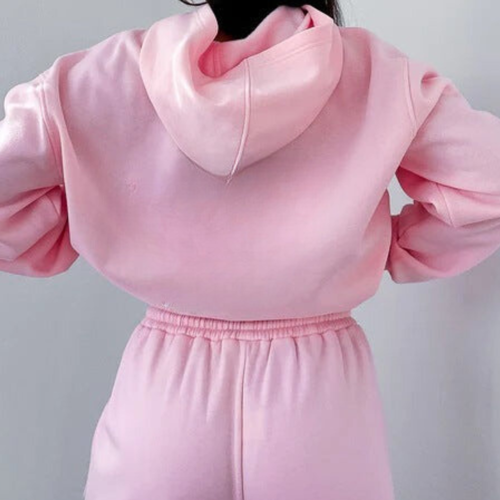 Women's Tracksuit Set - Trendy Hoodie and Matching Pants, Comfortable Sportswear in Multiple Colors 7