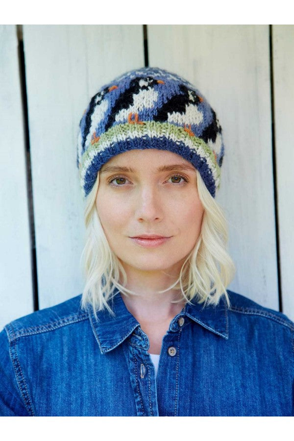 Ethel – Knitted Puffin Beanie – Cute & Trendy