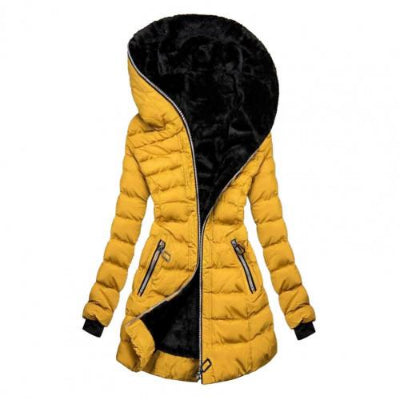 Women Puffer Zip Winter Jacket | Sarah