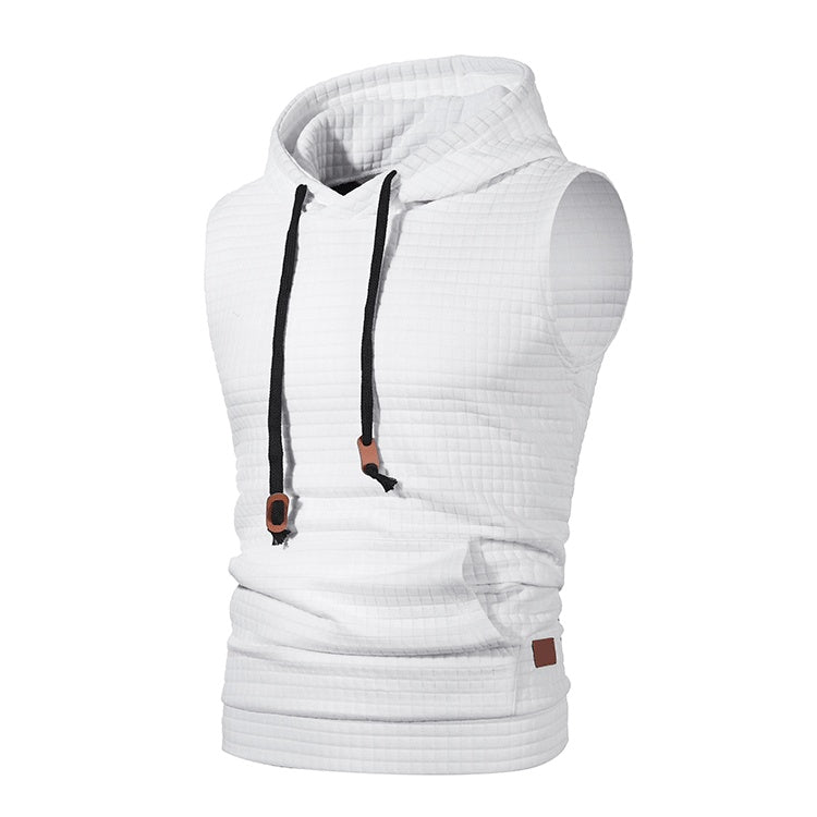 Men Sleeveless Hooded Tank | Malcolm