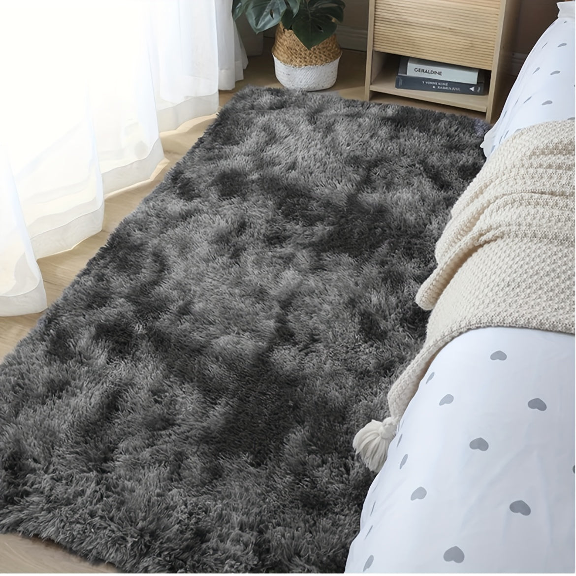 Area Rug Rectangle Non-Slip Polyester | Cozy Comfort 3