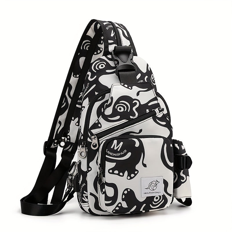 Women Printed Sling Backpack | Eve