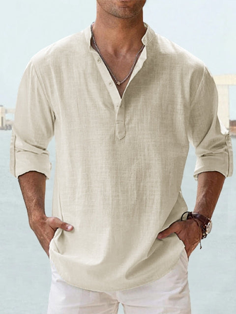 Men's Casual Henley Shirt | Newport