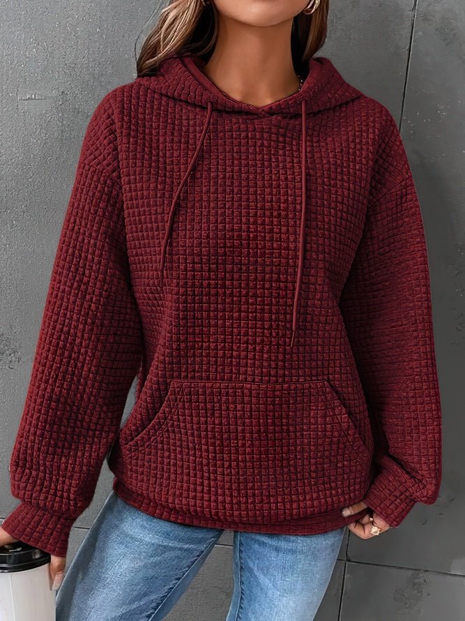 Women Cozy Quilted Hoodie | Amelia