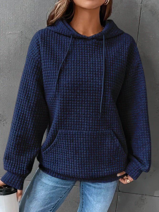 Women Cozy Quilted Hoodie | Amelia