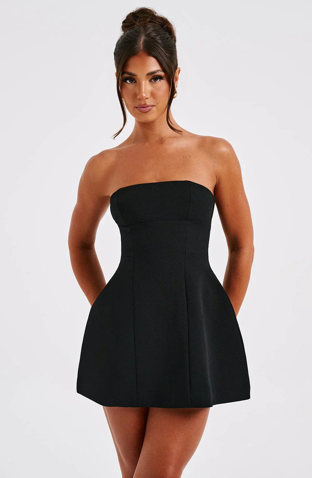 Women Strapless A-Line Mini Dress | Dinah