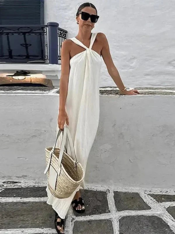 Women Summer Halter Dress | Ashley