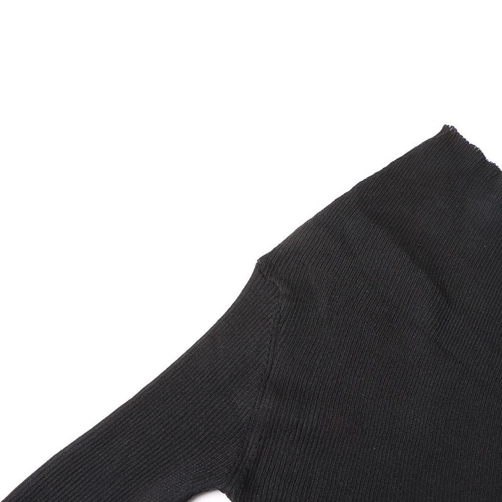 Women Asymmetrical Ribbed Knit Mini Sweater Dress | Kenzia