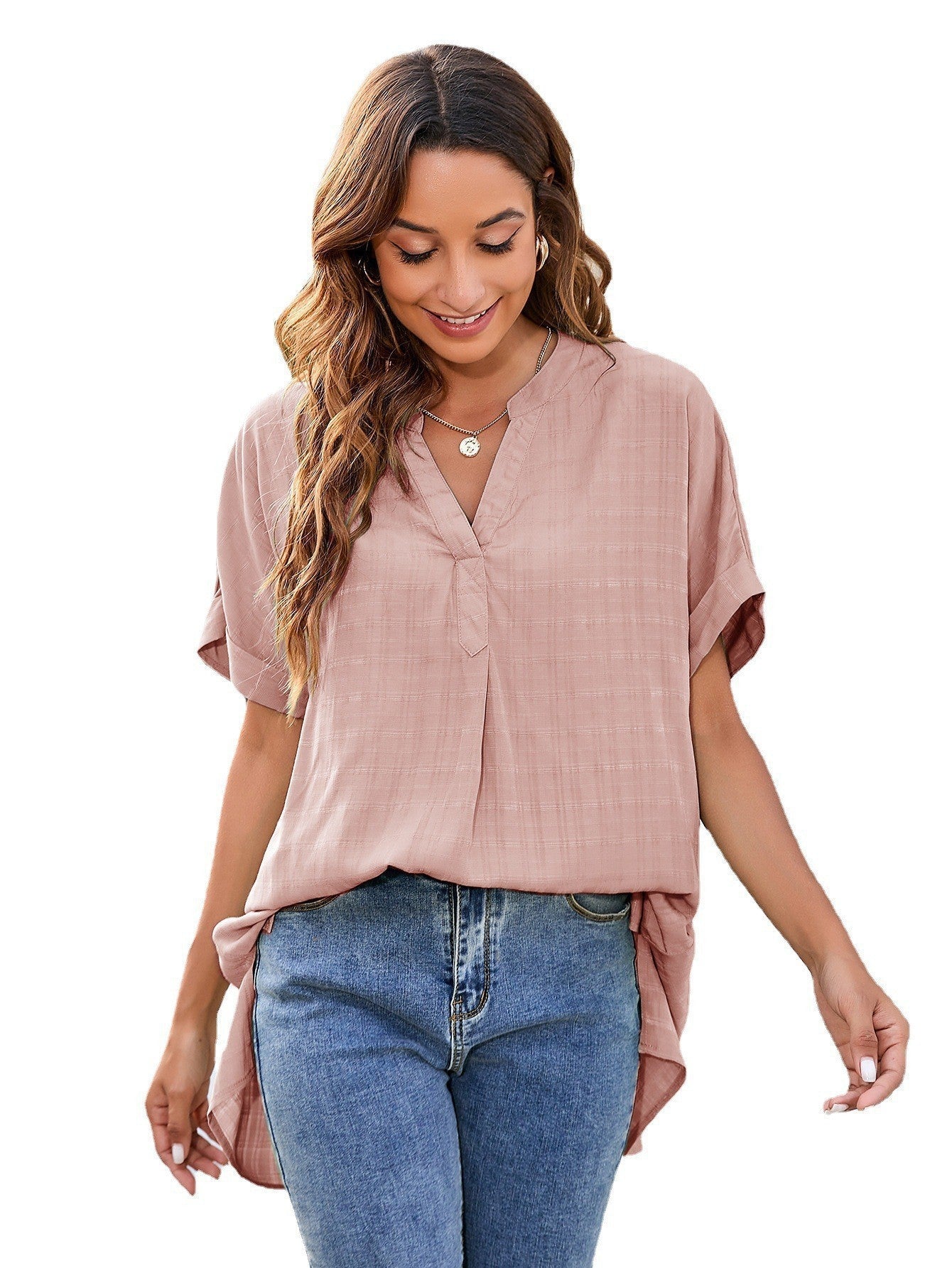 Women Casual V-Neck Blouse | Samara