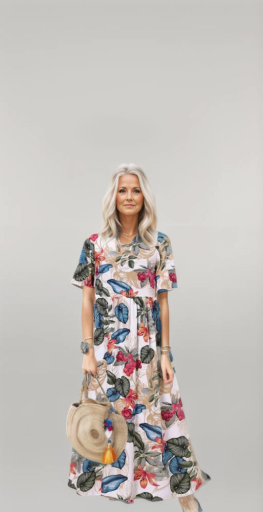 Women Floral Print Maxi Dress | Winifred
