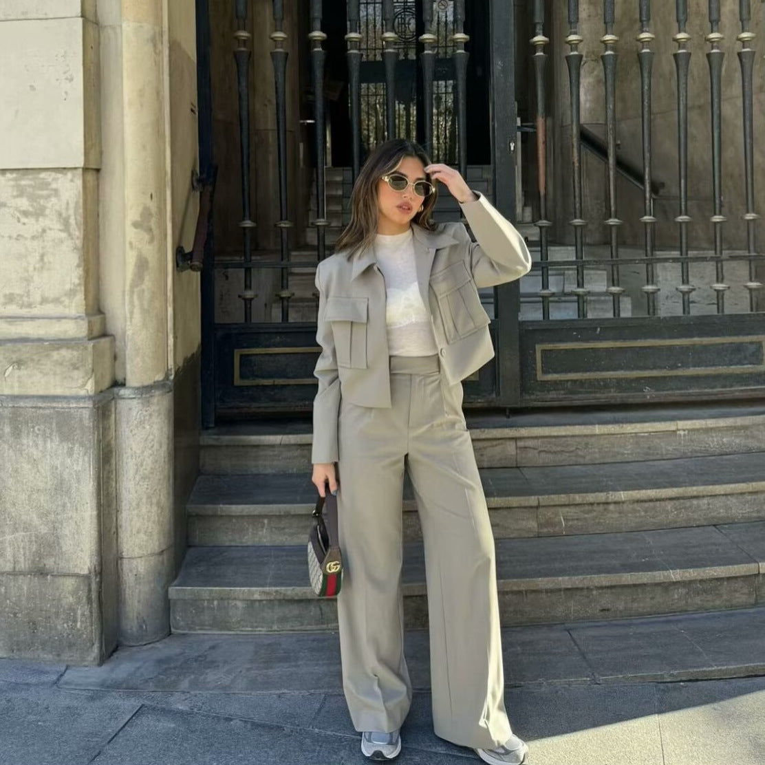Women Cropped Utility Jacket | Denise