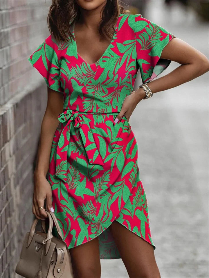 Women Floral Wrap Dress | Ariella