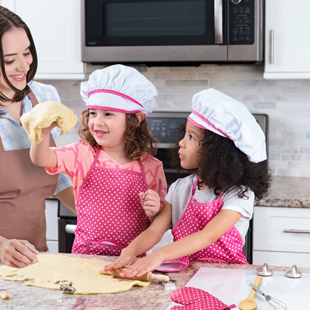 Kids Chef Dress Up Set Non-Toxic Wood | Little Chef-4