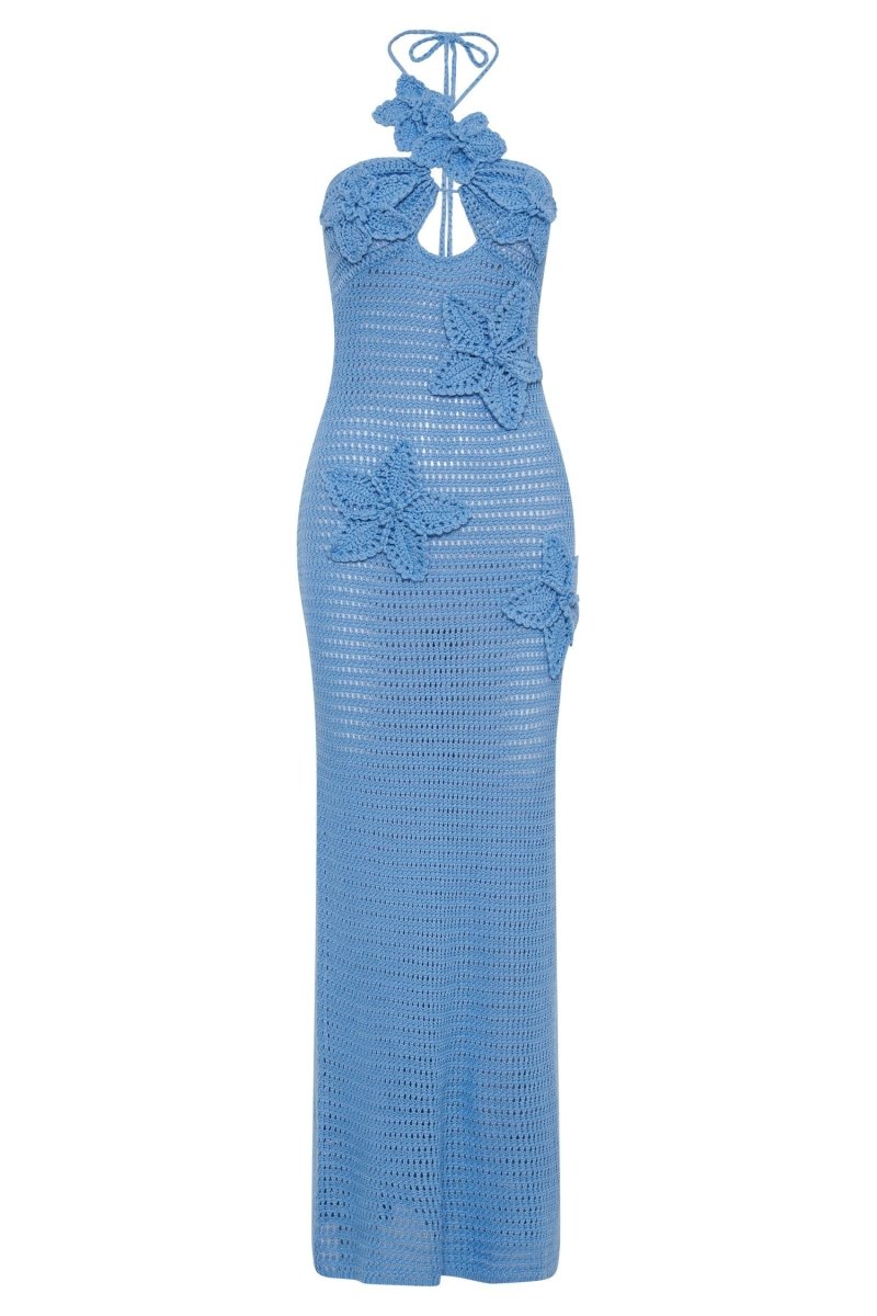 Women Crochet Floral Maxi Dress | Alice