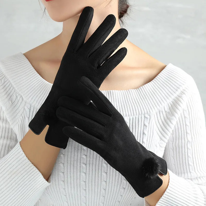 Women Elegant Chain-Detail Gloves | Mila