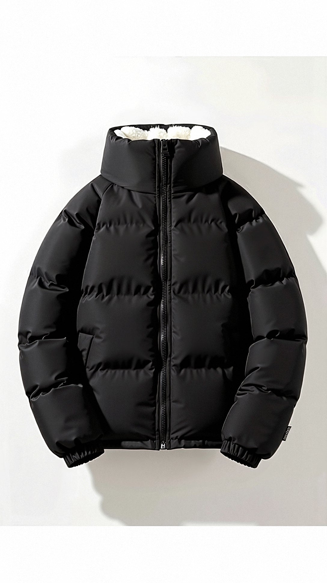 Men Insulated Sherpa-Lined Puffer Jacket | Cyrusteem