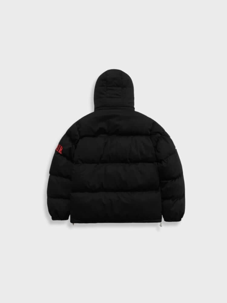 Women Retro Varsity Puffer Jacket | Rozelyn