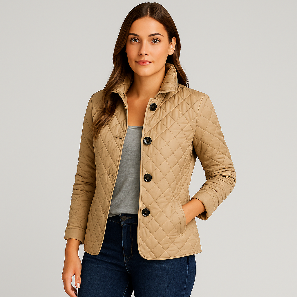 Women Quilted Tailored Jacket | Seraphina