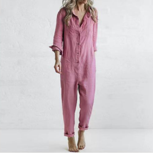 Women Relaxed Utility Jumpsuit | Joyanne