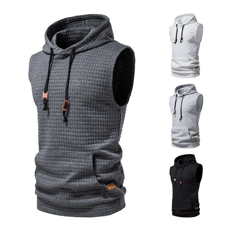 Men Sleeveless Hooded Tank | Malcolm