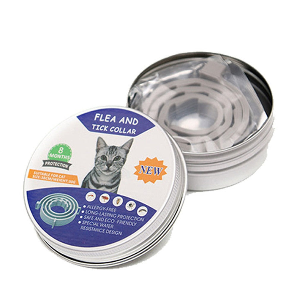 Cat Flea Collar Adjustable Plastic | Whiskers-1