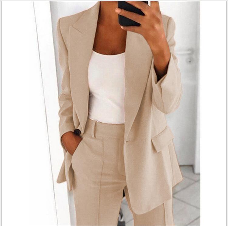 Women Elegant Wide-Leg Pantsuit | Nadira