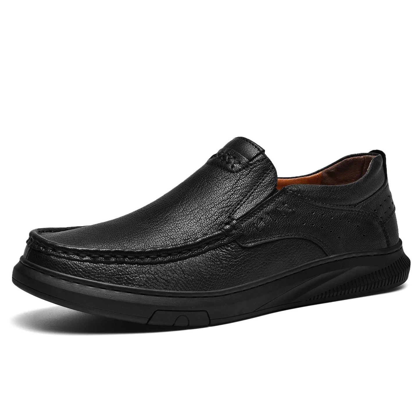 Variant image for Men Orthopaedic Walking Shoes Black Vegan Leather | Newton-11