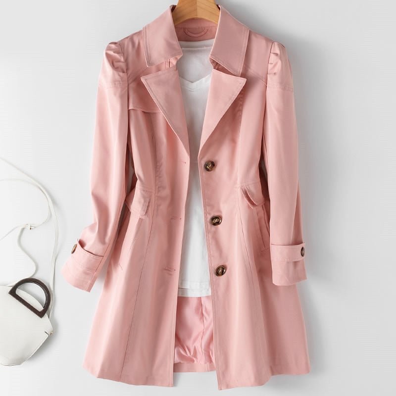 Women Elegant Tailored Trench Coat | Rhiannon