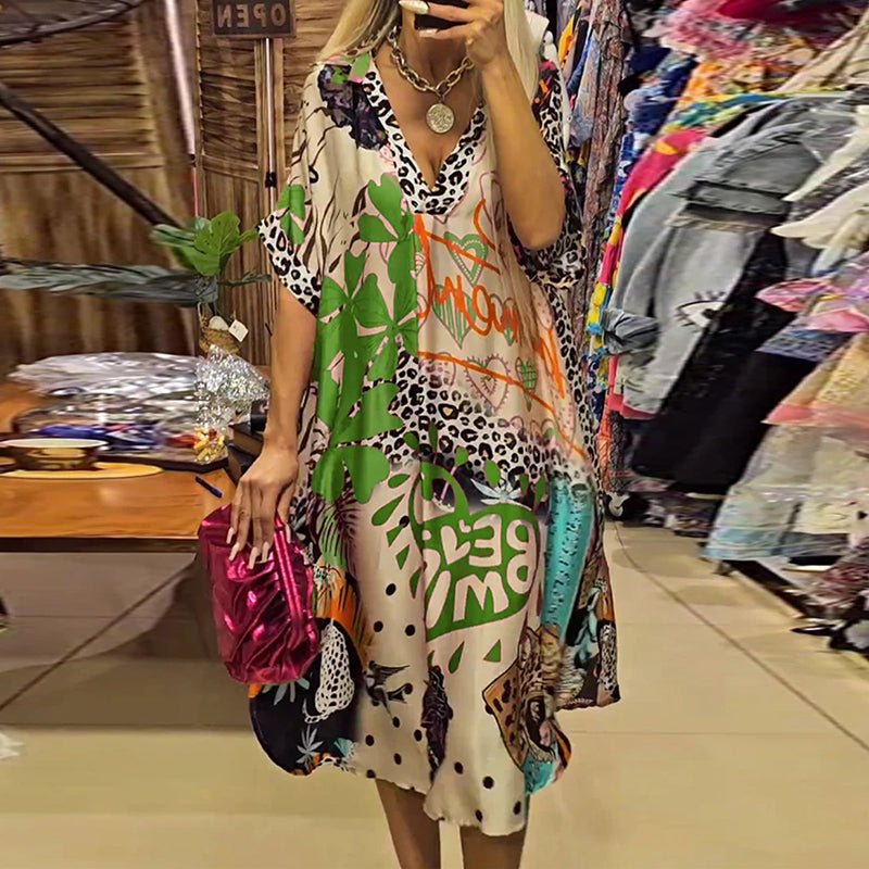 Women Casual Loose Long Dress | Cindy