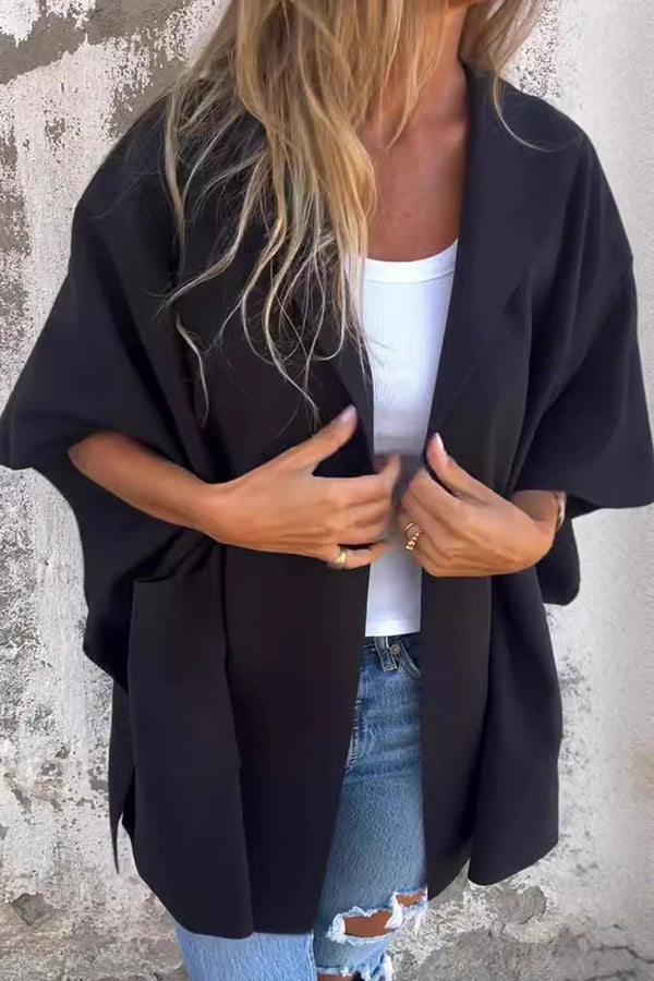 Women Elegant Oversized Cape Coat | Jovelle