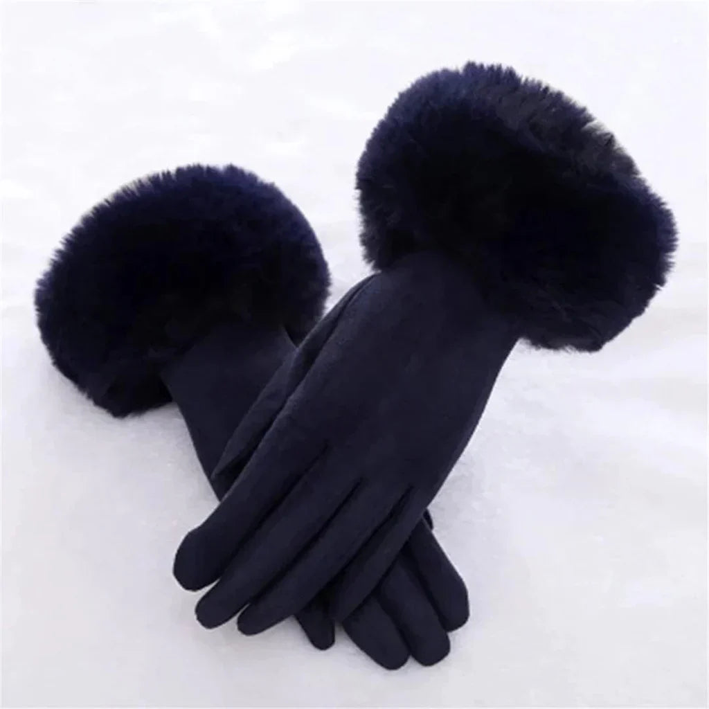 Women Luxurious Faux Fur Winter Gloves | Juliet