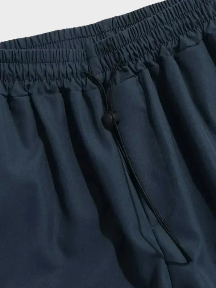 Men's Cargo Pants Black Cotton | Frode-4