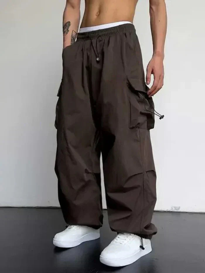 Variant image for Men's Cargo Pants Black Cotton | Frode-9